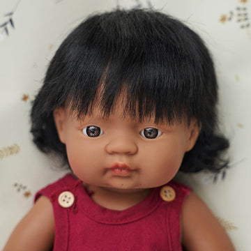 Miniland Educational - 15'' Anatomically Correct Baby Doll, Hispanic Girl