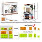 Ravayo Japanese Street View Baozi Shop Building Blocks Toy - 1155Pcs Mini Brick Simulation Architecture Construction Toy