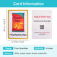 Lilias Food Quantities Flash Cards, Toddler Learning Toys, Preschool Learning Toys, Homeschool Supplies, Learning Supplies For Kindergarten, 4.3 X 3.14 Inch, 18 Cards In Set