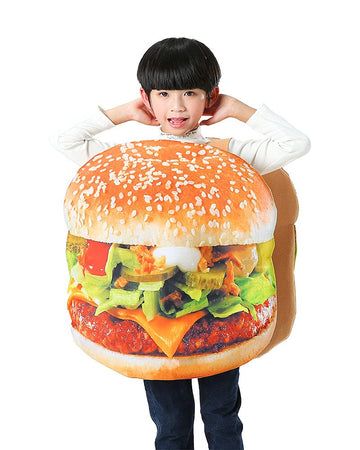 Seasons Halloween Costume Children Hamburg Costume French Fries Costume (Hamburg Costume4-8T), Yellow, Medium