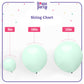House Of Party Pastel Green Party Balloon - 100Pcs | 5 Inch Latex Balloons With Different Sizes Pack For Graduation, Wedding, Ba