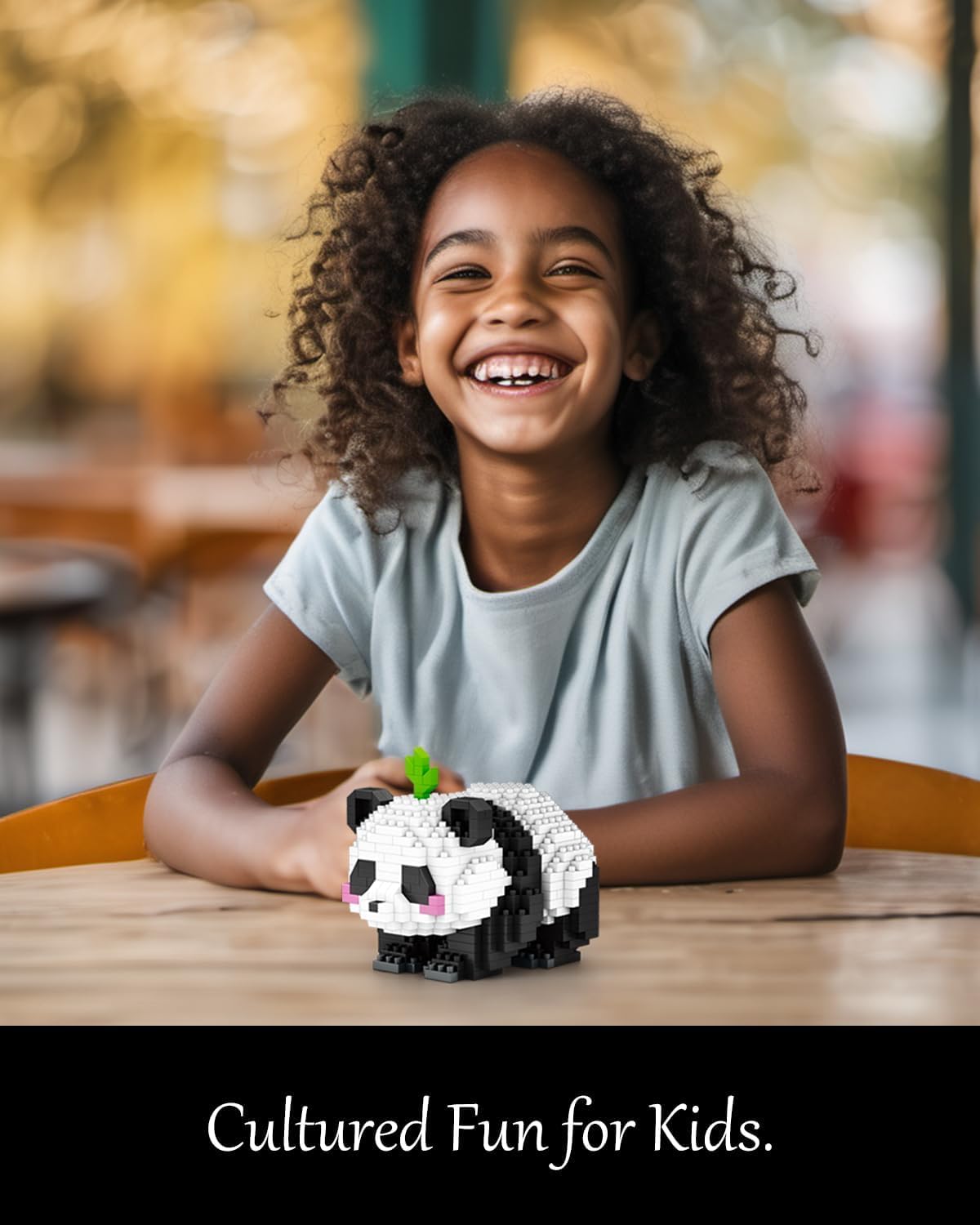 Qisihouting Mini Panda Building Blocks- 504Pcs, Mini Panda Building Toy, Panda Building Set For Adults, Micro Blocks Set For 11+