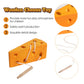 Skrtuan Wooden Lacing Cheese Threading Toy Montessori Airplane Travel Game Toys Wood Block Puzzle Fine Motor Skills Activity Learning Educational Gift For Toddlers Baby Kids 3 4 5 Years Old, 1 Cheese