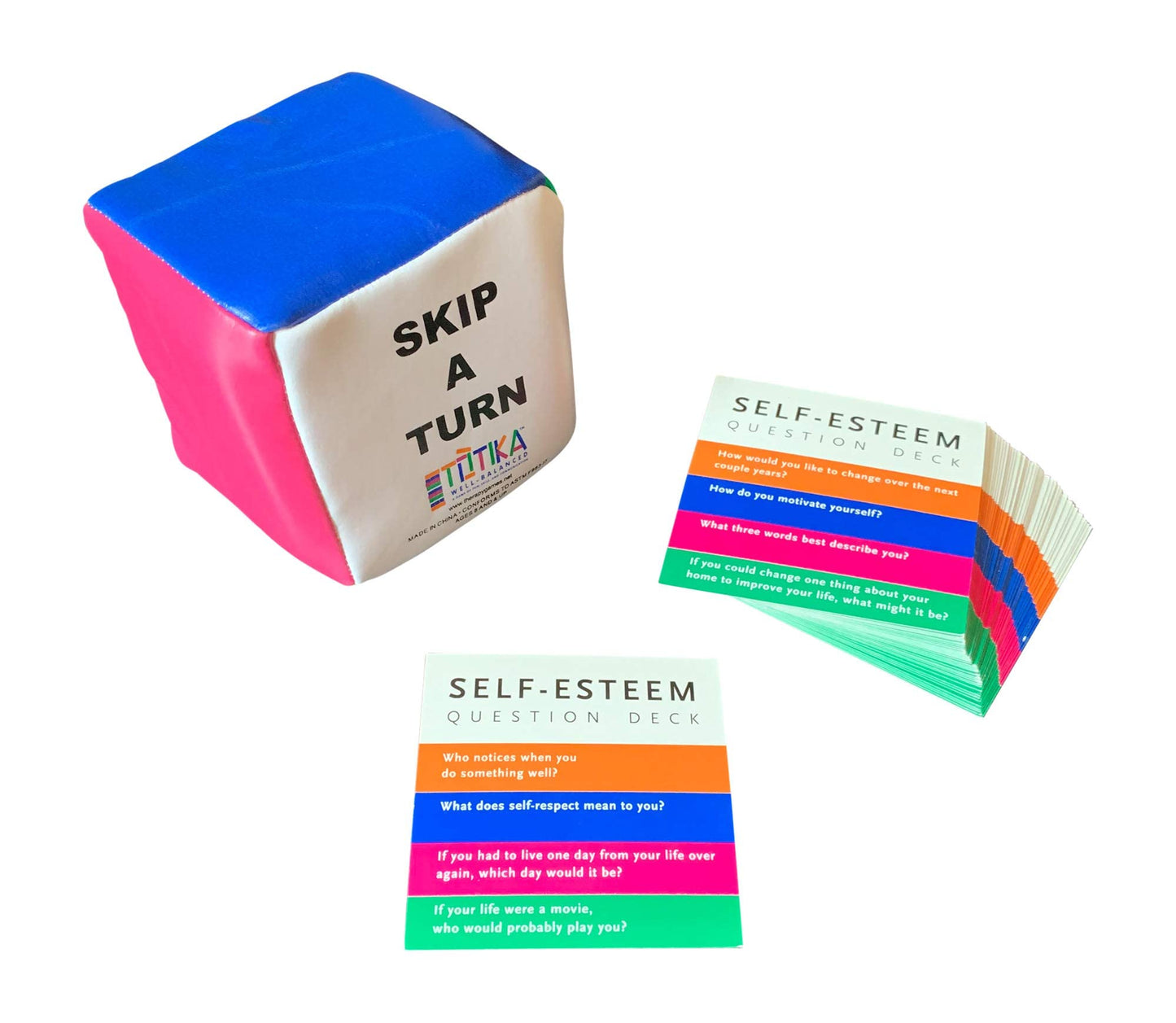 YEHUA! Totika Self Esteem Cards & Cube - Marble Vinyl - Water29 Size - Model 8S5J