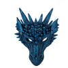 Himine Cosplay Mask Dragon's Head Mask for Festival Party Halloween (Blue)