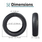 Alveytech 12-1/2'' X 3.0'' Tire With V-Groove Q212 Tread For Electric Scooters