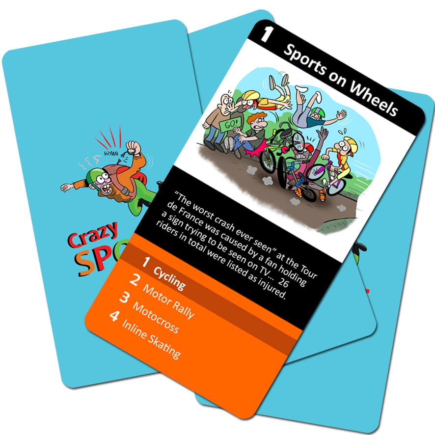 The Purple Cow Go Fish! - Sports - The Classic Card Game With A General Knowledge Boost For Kids & Families Ages 6+