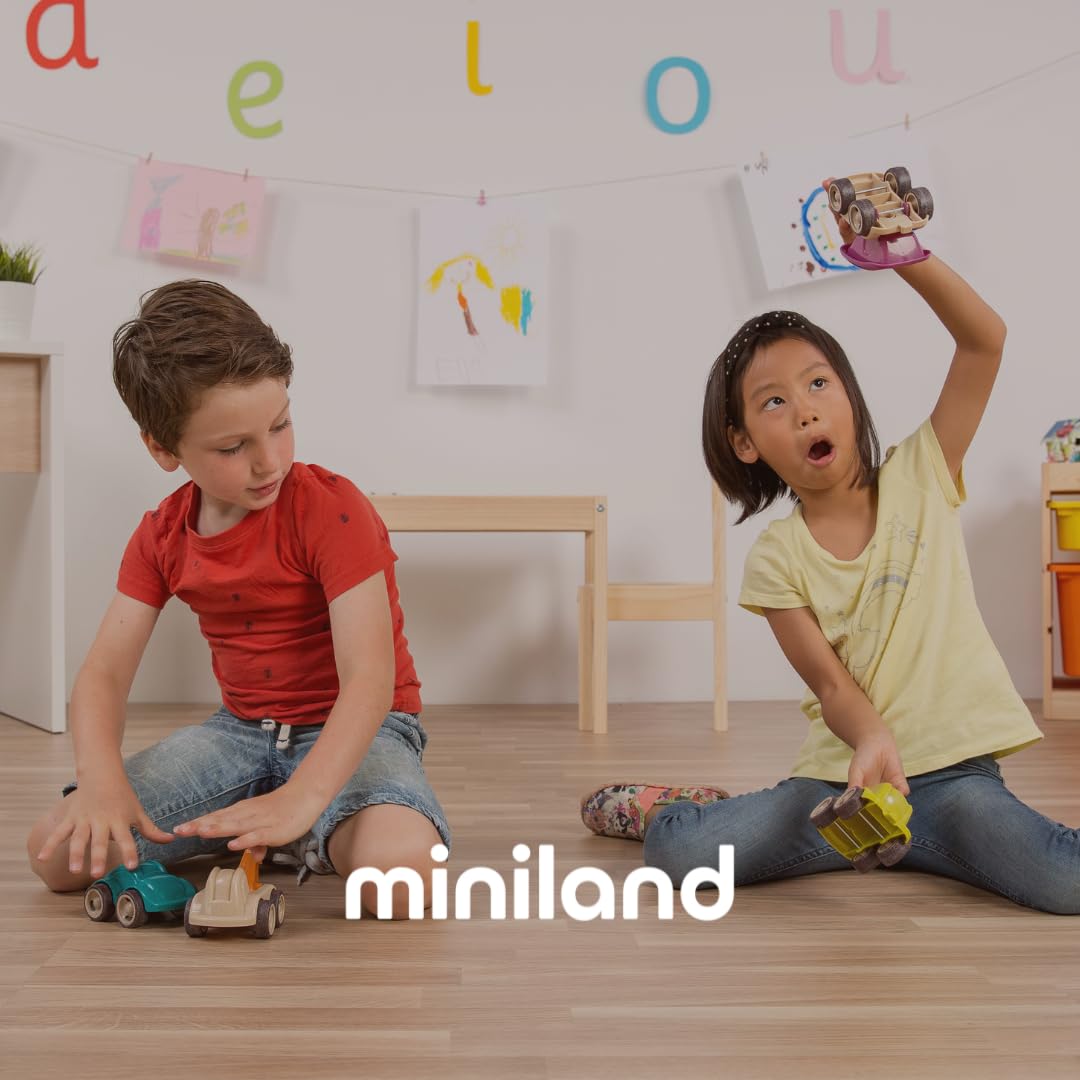 Miniland Educational Doll Clothes, Fits 12-5/8' Dolls, Cold Weather Salmon Pajamas,Multi