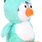 Mirada Super Soft Turquoise Hoodie Penguin Soft Toy |Gift For Boys/Kids/Girls | Soft Stuffed Plush Animal | - 23Cm