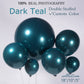 Kozee Dark Teal Balloons Double Stuffed Different Sizes 52 Pack 18+10+5 Inch 2-Layer Teal Balloon Garland Kit For Wedding Birthd