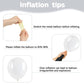 130Pcs Clear Balloons Different Sizes 5 10 12 18 Inch Clear Balloon Garland Arch Kit, Transparent Latex Balloons For Birthday We