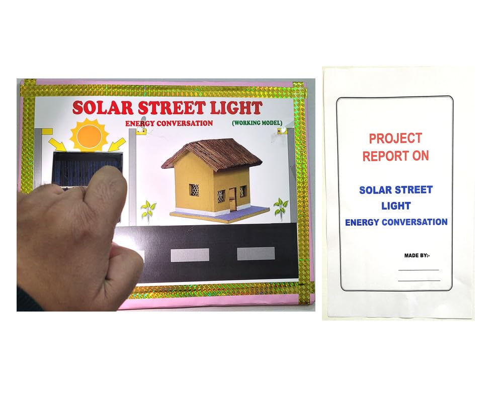 Solar Street Light House Energy Conversation Science Working Project Model Educational Electronic Hobby Kit
