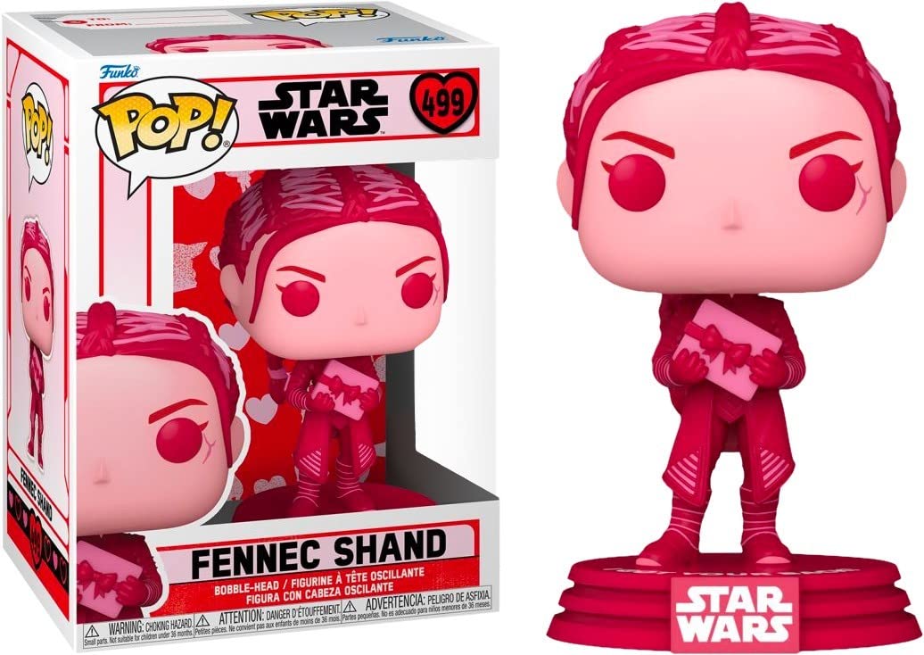 Funko Pop! Star Wars: Valentines - Fennec - Star Wars: The Mandalorian - Collectable Vinyl Figure - Gift Idea - Official Products - Toys For Kids And Adults - Tv Fans