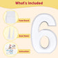 Imprsv 4Ft Marquee Number, Mosaic Numbers For Balloons, Mosaic Balloon Frame, Marquee Number, Number 6 Balloon For Sweet 16 Birt