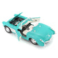 1957 Chevrolet Corvette Convertible Turquoise 1/24 Diecast Model Car by Maisto