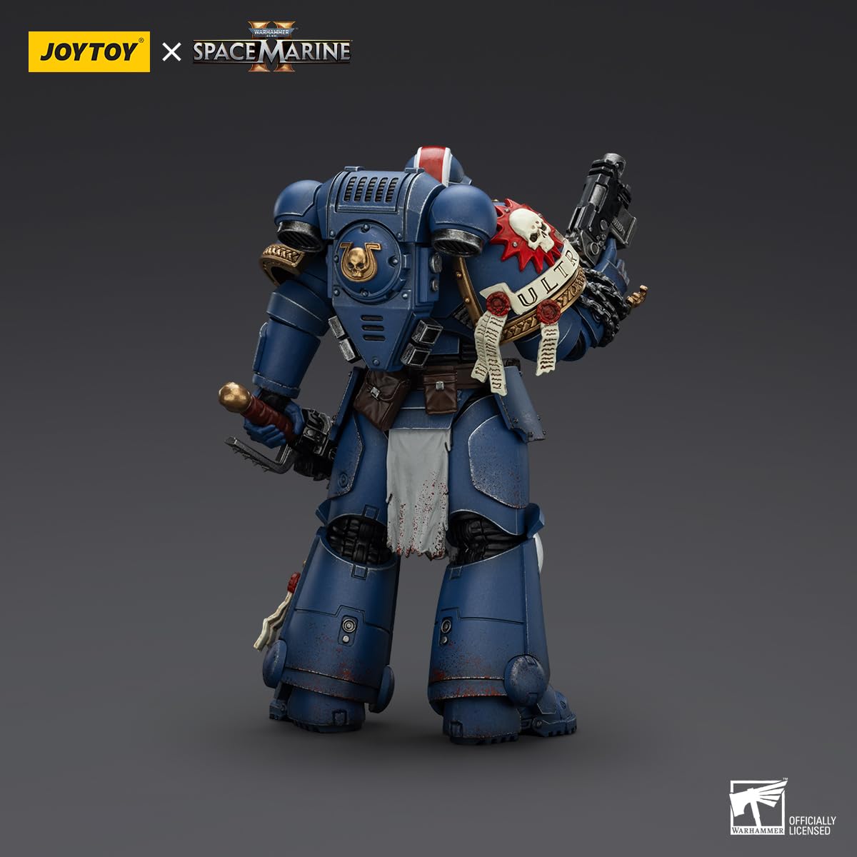 malt-inspiredISE JOYTOY 1/18 Action Figures - Warhammer Space Marine 2 Ultramarines Lieutenant Titus Collectors Edition - 5 Ages 15+