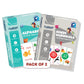 Clapjoy Double Sided Flash Cards For Educational Learning | Early Learning Material | Return Gift For Kids Ages 26 Years Old Bo