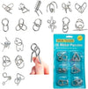 Famous Quality Mind Challenging Game - Brain Teasers Metal Wire Puzzle - Assorted Metal Puzzle For Gifts, Party Favors, Prizes, 