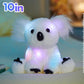 Glow Guards 10'' Plush White Koala LED Stuffed Animal with Rainbow Night Lights - Ideal Gift for Toddlers and Kids