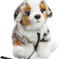 Carl Dick Australian Shepherd Dog With Lead 10.5 Inches, 25Cm, Plush Toy, Soft Toy, Stuffed Animal 3428
