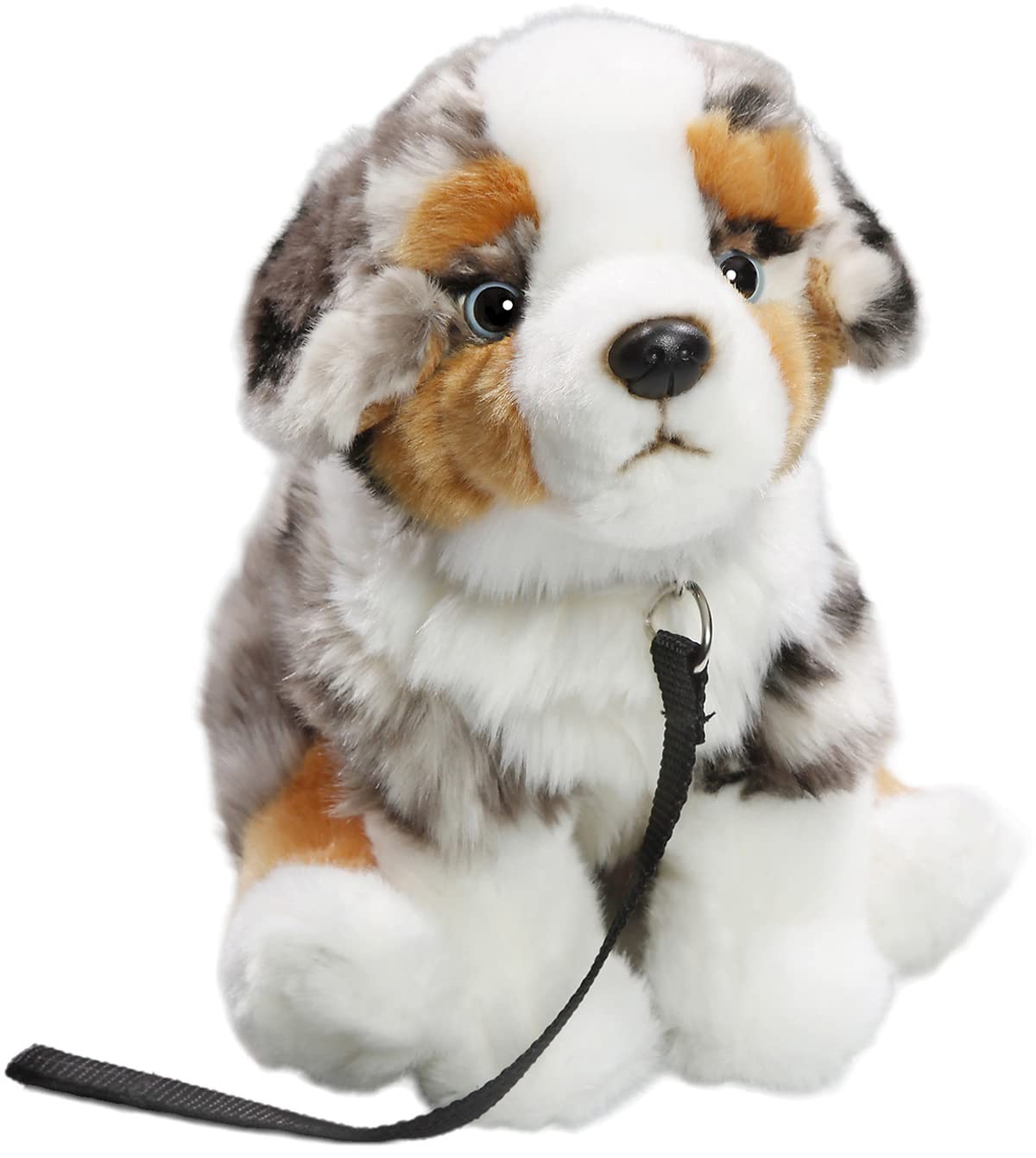 Carl Dick Australian Shepherd Dog With Lead 10.5 Inches, 25Cm, Plush Toy, Soft Toy, Stuffed Animal 3428