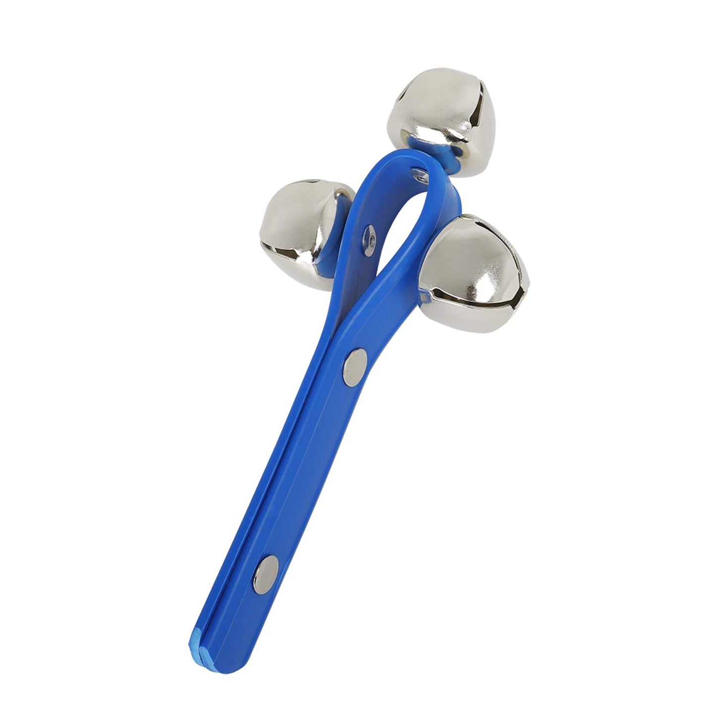 Excluzo Handle Bell Shaker Han Ell Stick Percussion Musical Toy With 3 Jingle Bells For ChildrenBuzhi
