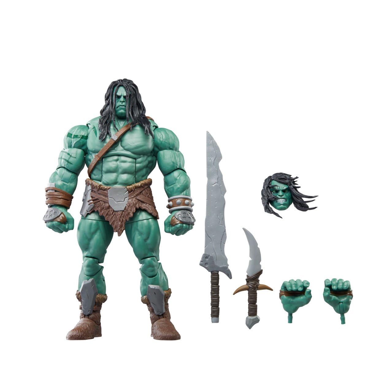 Marvel Legends 85th Anniversary Skaar Action Figure, 18cm, Green, Model HSF9070, Plastic Material