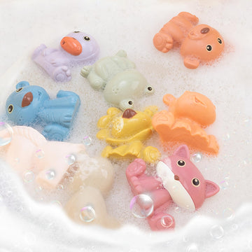 Amchsuri Mold Free Animal Baby Bath Toys For Infants 6 - 12 Months 9 Pack No Hole Bathtub Toys Eco-Friendly Non Toxic Bathtub Float Toy For Water Play Kids