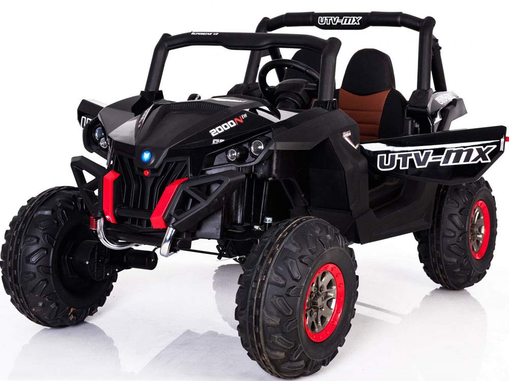 Mini Moto Utv 4X4 12V Black (2.4Ghz Rc)