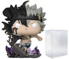 POP Anime: Black Clover - Black Asta Glow-in-The-Dark limited availability Funko Vinyl Figure (Bundled with Compatible Box Protector Case)  Multicolor  3.75 inches