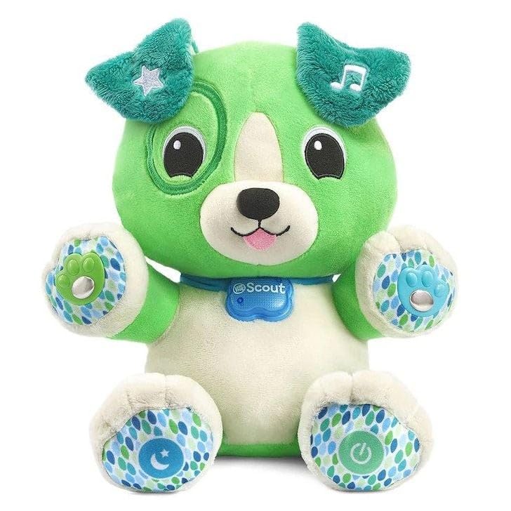 LeapFrog Pal Scout Smarty Paws | Soothing & Sensory Cuddly Toddler Toy with Lights & Music | Suitable for Ages 6-36 Months | Gre