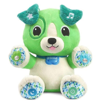 LeapFrog Pal Scout Smarty Paws | Soothing & Sensory Cuddly Toddler Toy with Lights & Music | Suitable for Ages 6-36 Months | Gre