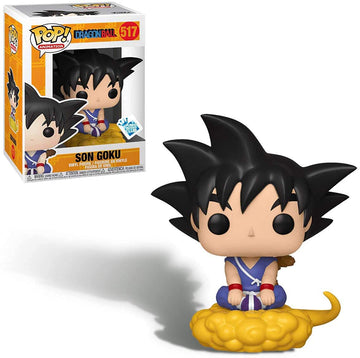 Funko Pop! Dragonball Young Son Goku sitting on Flying Nimbus Insider Club limited availability Vinyl Figure