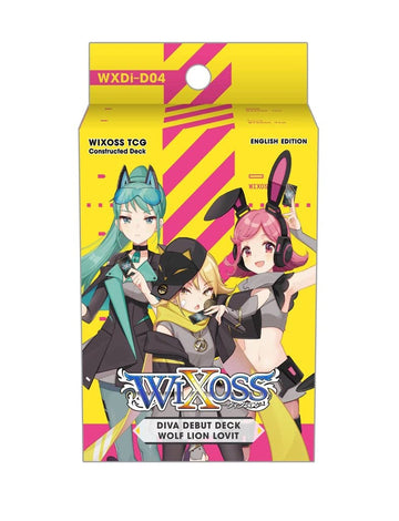 Wixoss: Diva Debut Deck Starter Display (Wolf Lion Lovit)
