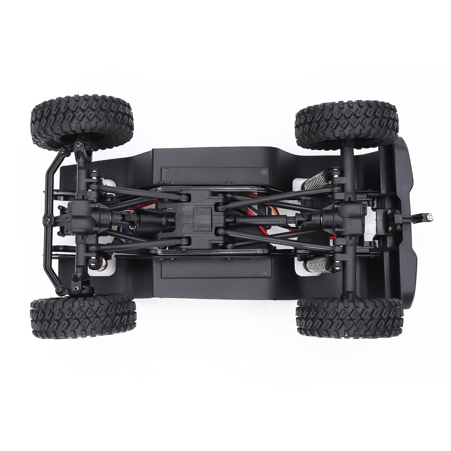 Faccnoy Trx4M 155Mm 6.10In Wheelbase Assembled Frame Chassis Front Rear Axles Gearbox For 1/18 Ax-8560 Rc Crawler Trx4-M Bronco