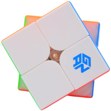 Bukefuno Gan 251 V2 2X2 Cube Gans Mini Speed Stickerless Gan251 V2 51Mm Cube 2X2X2 Beginner Toy Magic Puzzle
