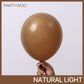 Partywoo Coffee Brown Balloons, 100 Pcs Boho Brown Balloons Different Sizes Pack Of 18 Inch 12 Inch 10 Inch 5 Inch Brown Balloons For Balloon Garland Or Balloon Arch As Party Decorations, Brown-F09