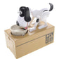 Az Trading & Import My Dog Piggy Bank - Robotic Coin Munching Toy Money Box (White With Black Spot)