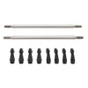 MEUS RACING 1/10 Links Steel Chassis Links Kit for Traxxas TRX4 Axial SCX10 Tamiya CCO1 Redcat Gen8 1/10 RC Crawler (100mm)