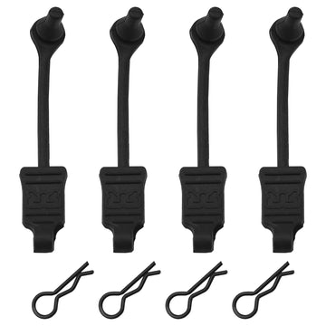 4Pack Rubber Body Clip Retainer Pull Tabs#AR390165 Compatible with Arrma 3S 4S Mega550 Vorteks Senton Granite Big Rock Typhon Ou