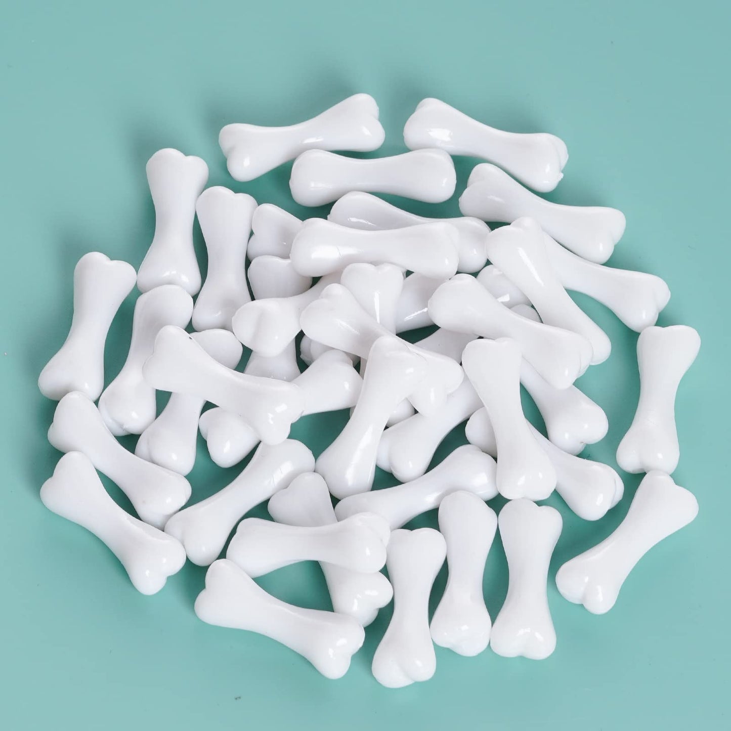 200Pcs Halloween Skeleton Bones Mini Bones White Plastic Bones Halloween Skeleton Bones Decoration Mini Bones For Crafts Hallowe