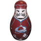 Fremont Die NHL Colorado Avalanche Inflatable Bop Bag, 40" Tall, Vinyl, White, Model 87522