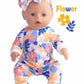 Sweet Dolly Baby Doll Accessories 5 Set Baby Doll Clothes And Headbands For 15 Inch Doll To 18 Inch Doll, 10 Pcs In Total Doll Clothes And Accessories