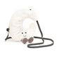 Jellycat Amuseables Moon Plush Bag, 10 Inches - Crossbody And Shoulder Purse - Fun And Unique Handbag
