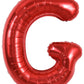 Toniful 40 Inch Large Bright Red Letter Balloons A-Z, Giant Jumbo Helium Foil Mylar Big Letter G Balloons For Birthday Party Ann