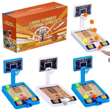 4 Pack Tabletop Basketball Game Toys  Basketball Party Favors Desk Games for Office for mature-themed to Reduce Stress  Basketball Gifts Idea Classroom Prizes for Kids Boys Girls