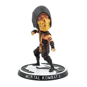 Mezco Toyz Mortal Kombat X Bloody limited availability Scorpion 6 Inch Bobble Head Figure