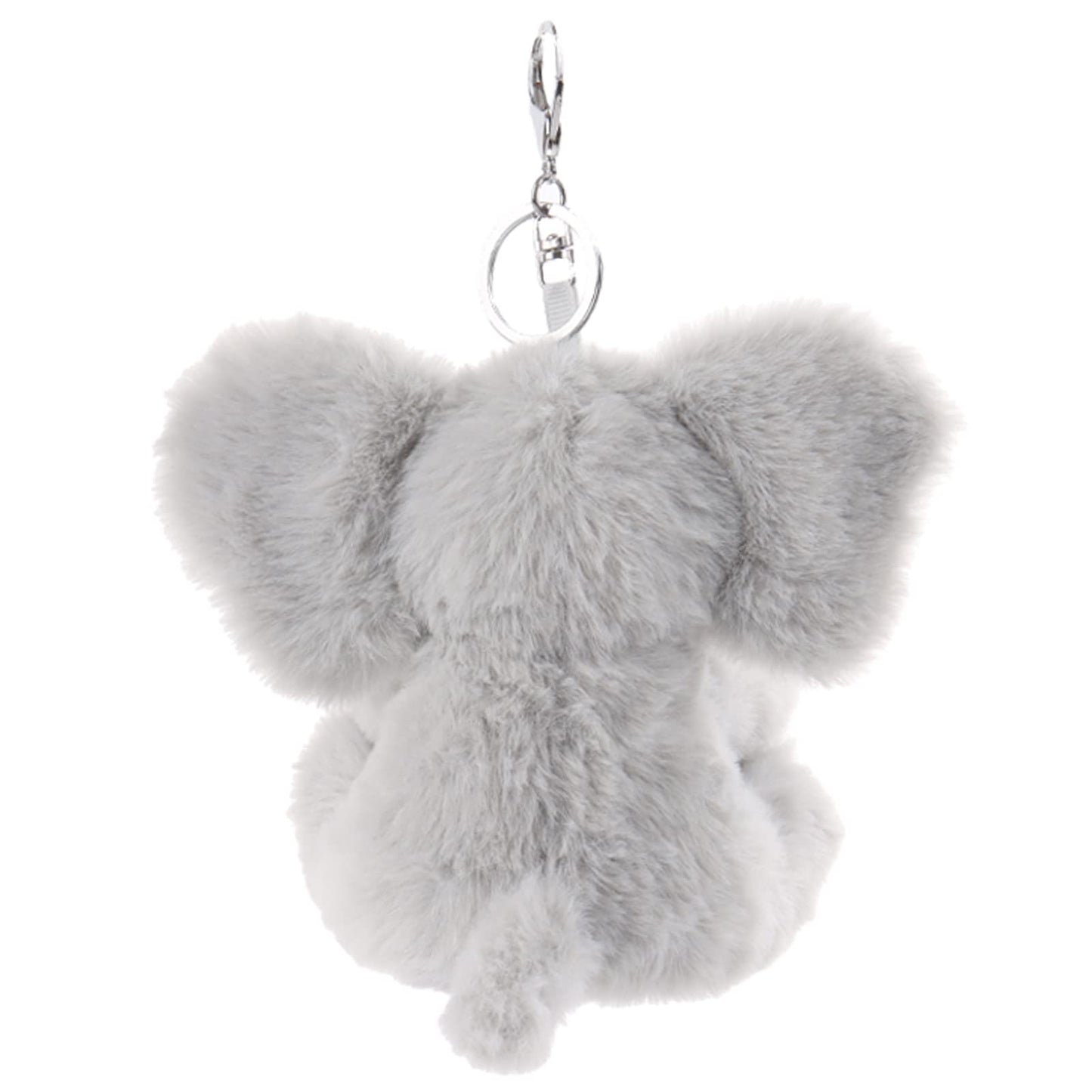 Apricot Lamb Cute Toys Plush Gray Elephant Stuffed Animal Soft Keychain For Kids Bag, Purse, Backpack, Handbag (6 Inches)