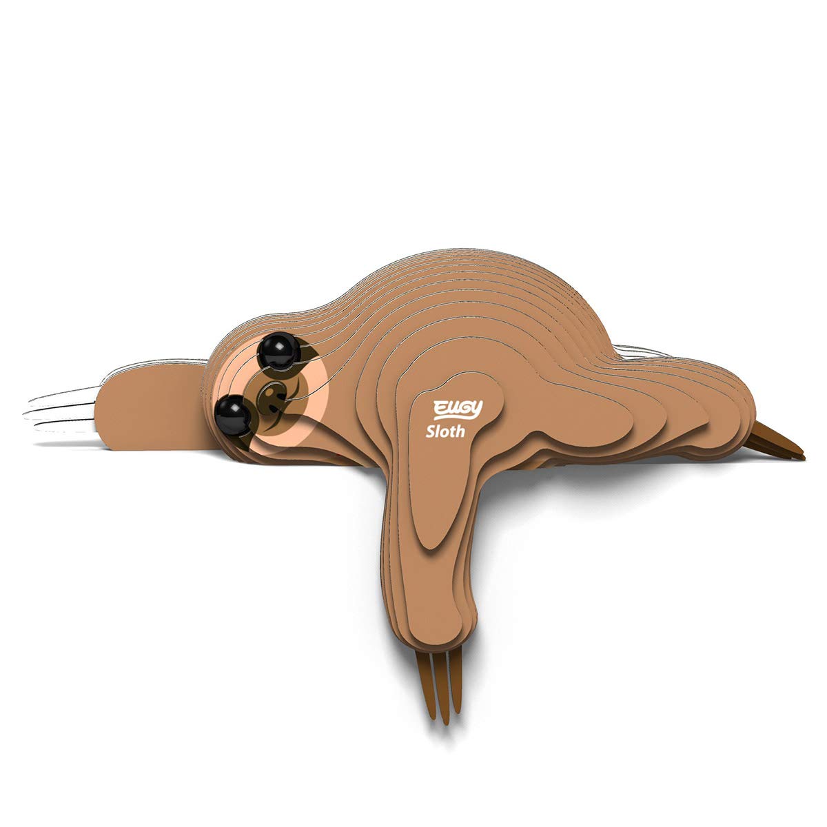 Eugy Sloth 3D Puzzle, 23 Piece Eco-Friendly Educational Toy Puzzles For Boys, Girls & Kids Ages 6+