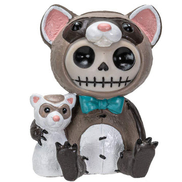 Furrybones Summit Collection Ferris Figurine Decorative Signature In Ferret Costume 3 Inch Tall Collectible Statue